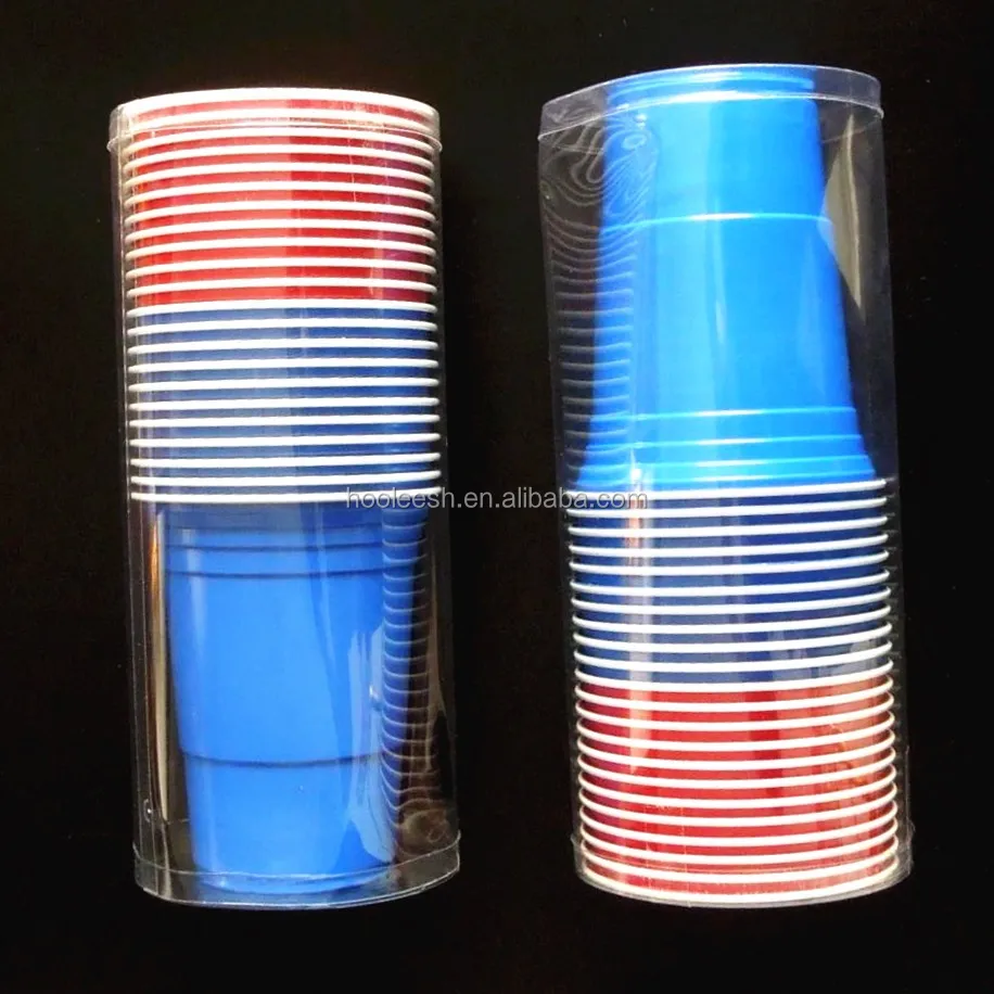 16oz Pvc Box Package Beer Pong Drinking Game With Beer Cup And Balls