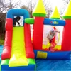 Cheap Price Nylon Inflatable Baby Bouncer Jumping Castle Slide With Free Blower