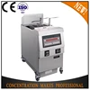 KFC one pot two baskets henny penny double tanks electric chips fryer open