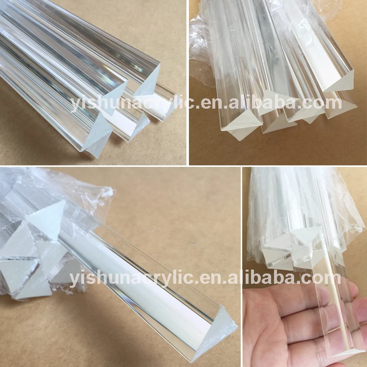 Custom Clear Extruded Pmma Plastic Acrylic Triangle Rod /bar Buy