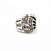 Unique Design 925 Sterling Silver Skeleton Hand Skull Biker Rings