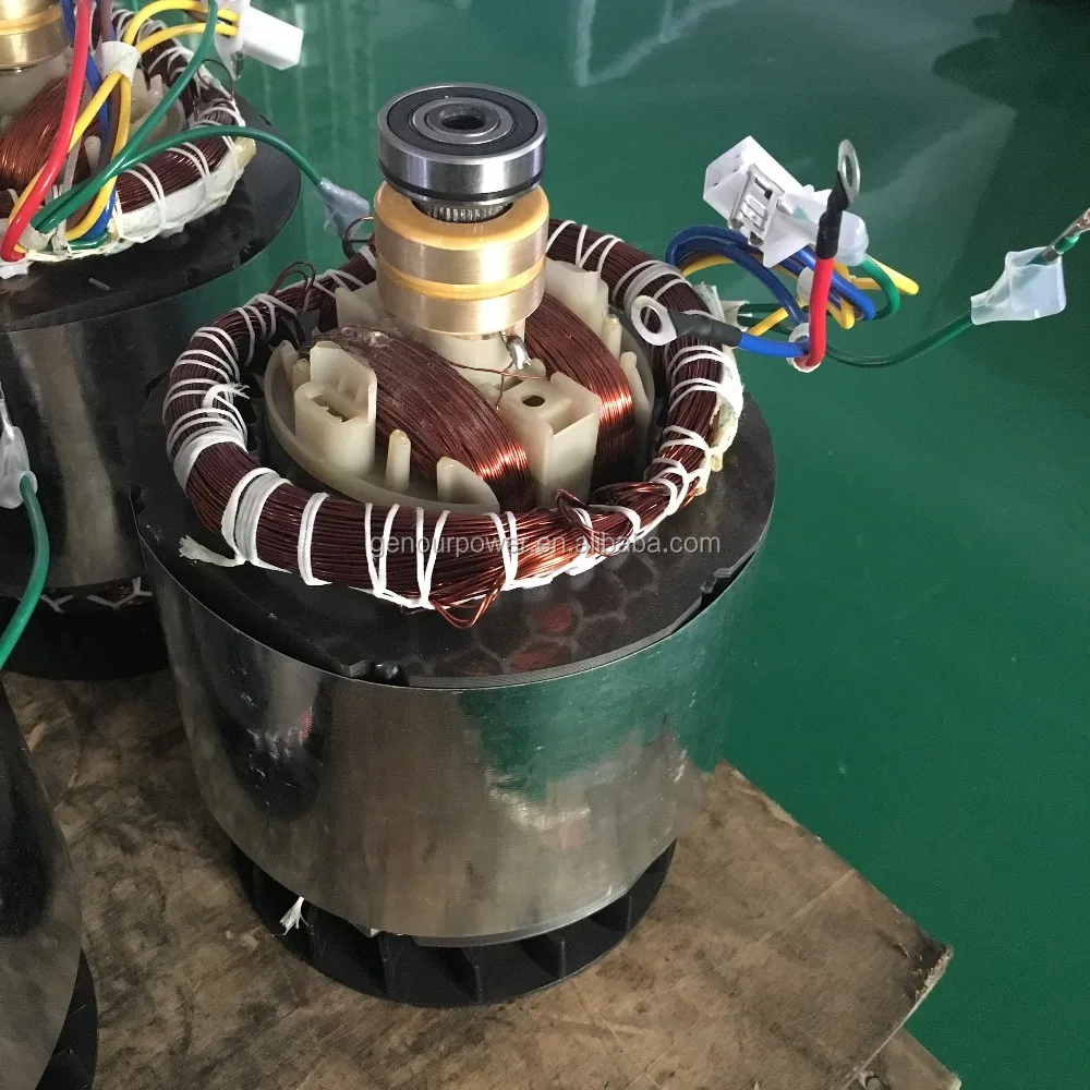 220v 50Hz generator alternator rotor and stator copper wire, View
