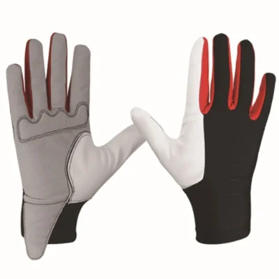 Multi color soft outdoor cabretta leather golf glove