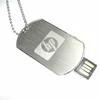 Reliable quality Portable Dog Tag with chain 8GB metal USB Pendrive Memory Stick