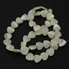 SP4038 White MOP shell heart beads,Mother of Pearl Heart Shaped Beads