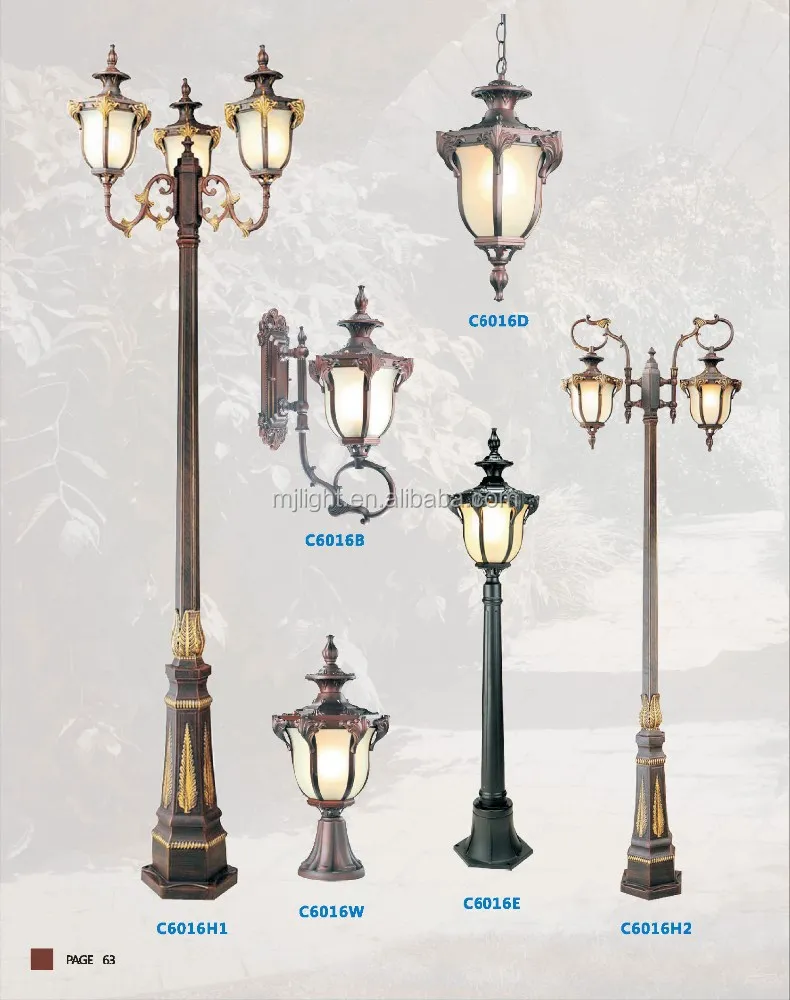 Decorative Antique Matched Aluminum Led Pathway Outdoor Garden Light