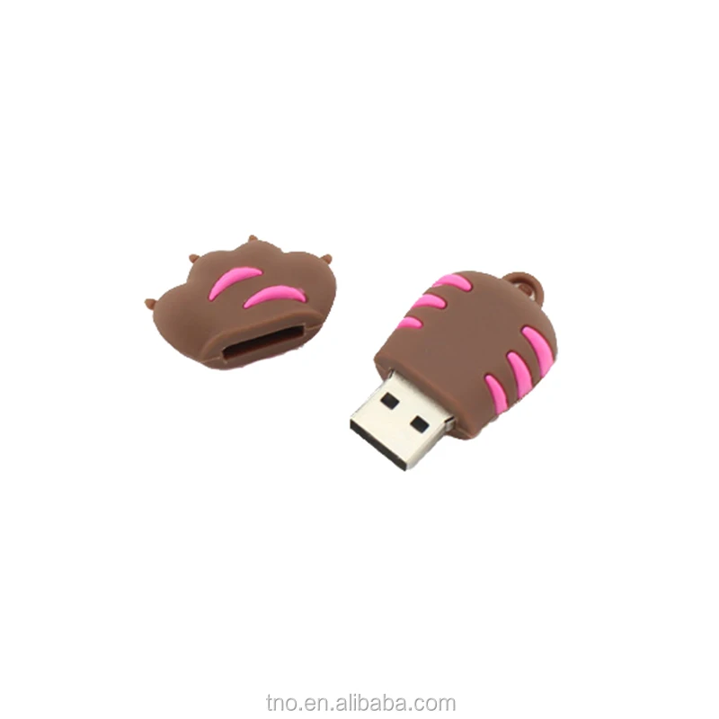wholesale Cartoon Cat Paw Pen Drive USB flash memory 8GB 16GB 32GB - ANKUX.COM