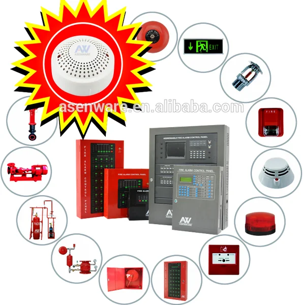 Fire Alarm Siren Strobe with Lights