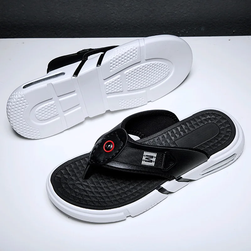 TPR casual summer beach leather adults flip-flops slippers