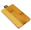 Ultra thin wooden card usb flash drive 4gb 16gb thumb drive 32gb with custom logo