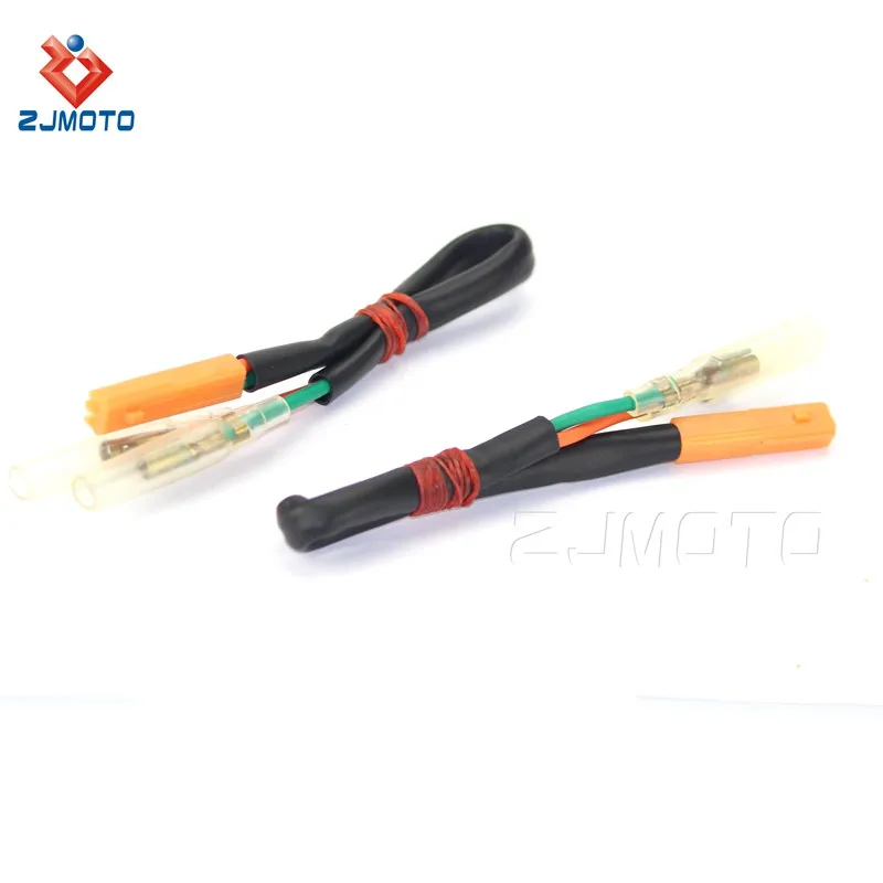 Motorcycle Turn Signal Connector Wire Adapters Harness For Honda