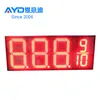 8 Inch Digital LED Gas Price Signs, 7 Segment LED Display for Gas Station Advertising, Super Bright and Low Power Consumption