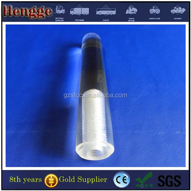 Clear Round Acrylic Rod With Thread Hole,Middle Screw Acrylic Rod,Pmma