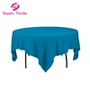 Durable banquet 85 inch square polyester tablecloth for wedding