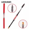 Guteng 2017 Private Label Dual End Cosmetics Eyebrow Eyelash Brush Angled Make Up Brushes For Eye