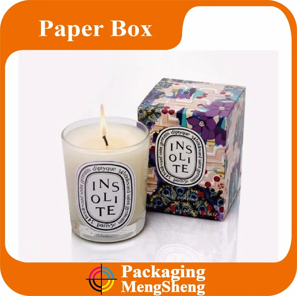 Taper Packing Boxes For Candles With Logo Black Matte Cardboard Candle