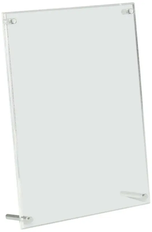 5x7 Clear Acrylic Frameless Picture Frame Buy Frameless Picture Frame