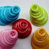 4 Holes Pearl Button/Resin Button/Plastic Button Mixed Color
