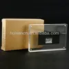 good price 4*6 Acrylic magnetic photo frame,clear solid blank crystal cube block