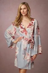 floral cotton robes