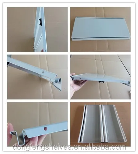 Easy assembly metal supermarket shelving for sale