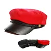 Adult and Kids Fashion Casual Dress Flat Top Captain Hats