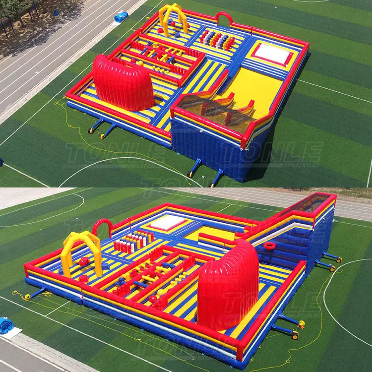 inflatable trampoline park