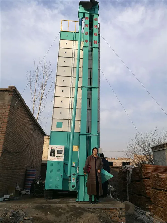 batch type circulating rice grain dryer