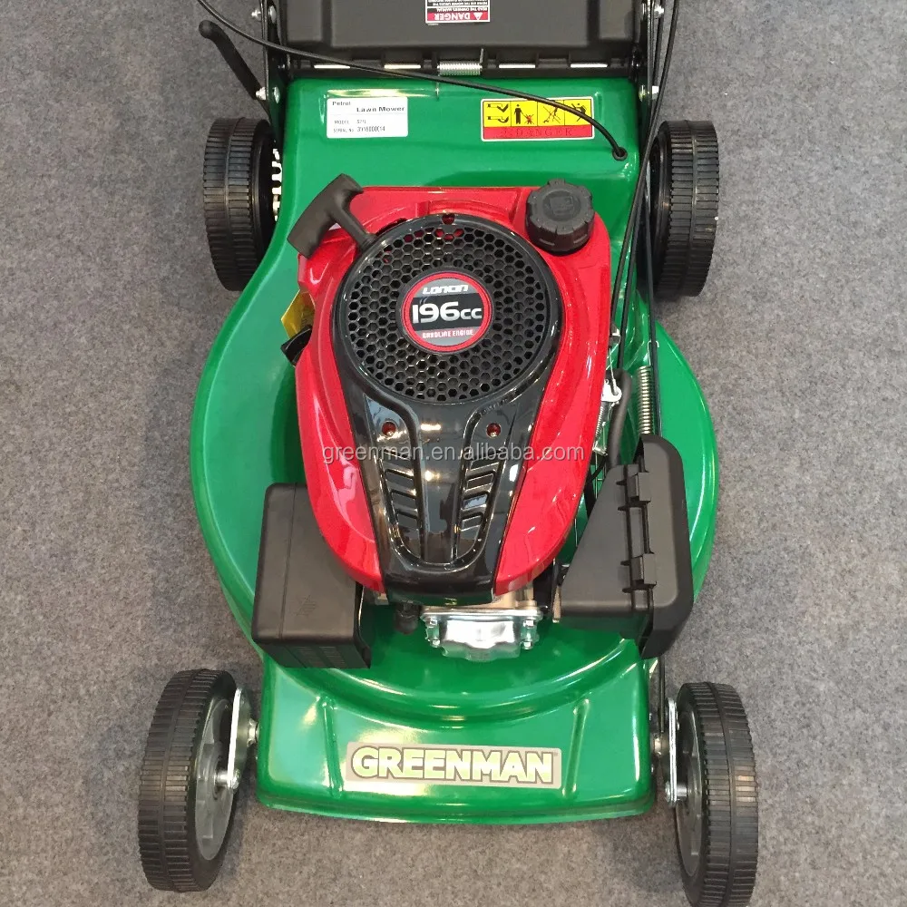 21 Inch Selfpropelled Steel Lawn Mower With Loncin Engine And 533mm