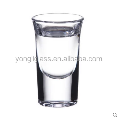 YL-D105 1 ounce shot glass with thick bottom