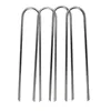 Galvanized Landscape Staples U Pegs Garden Stakes