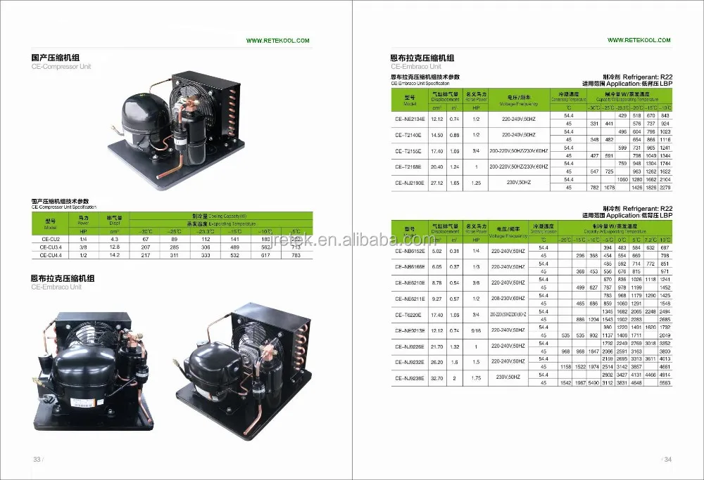 Cold Room Refrigeration Unit, 3/4HP, Monoblock - detail 8
