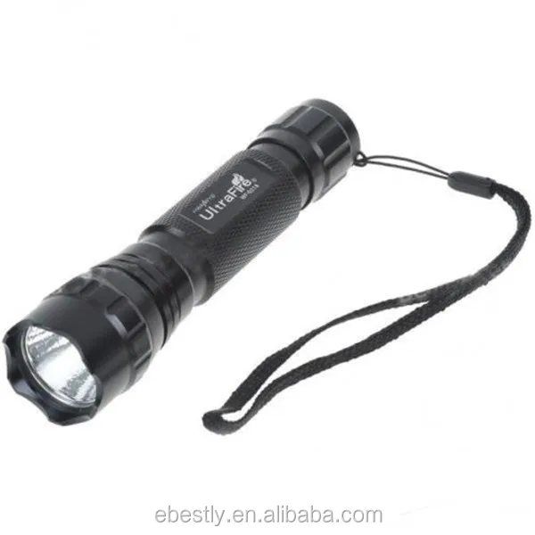 Ultrafire Wf-501b Xml T6 Led Flashlight 3-watt 365nm Uv Flashlight ...