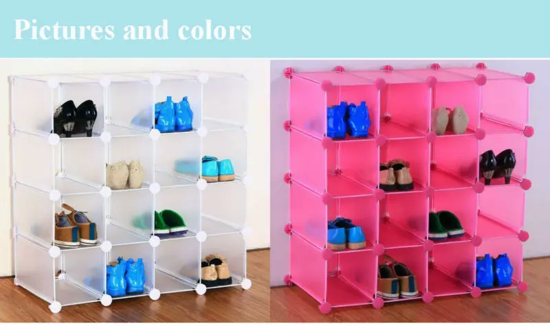 16 Cubes Brown Color Shoe Organizer Assembled By Panels And Connectors Buy Shoe Storage Shelves Shoe Storage Rack Shoe Rack Product On Alibaba Com