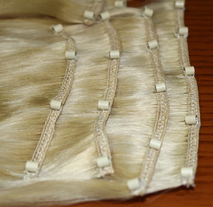 Factory Price Brazilian Remy Hair Micro Bead Hair Weft Extensions