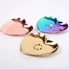 Heart shape jewelry set home furnishing articles receive disc ring necklace gold color jewelry tray