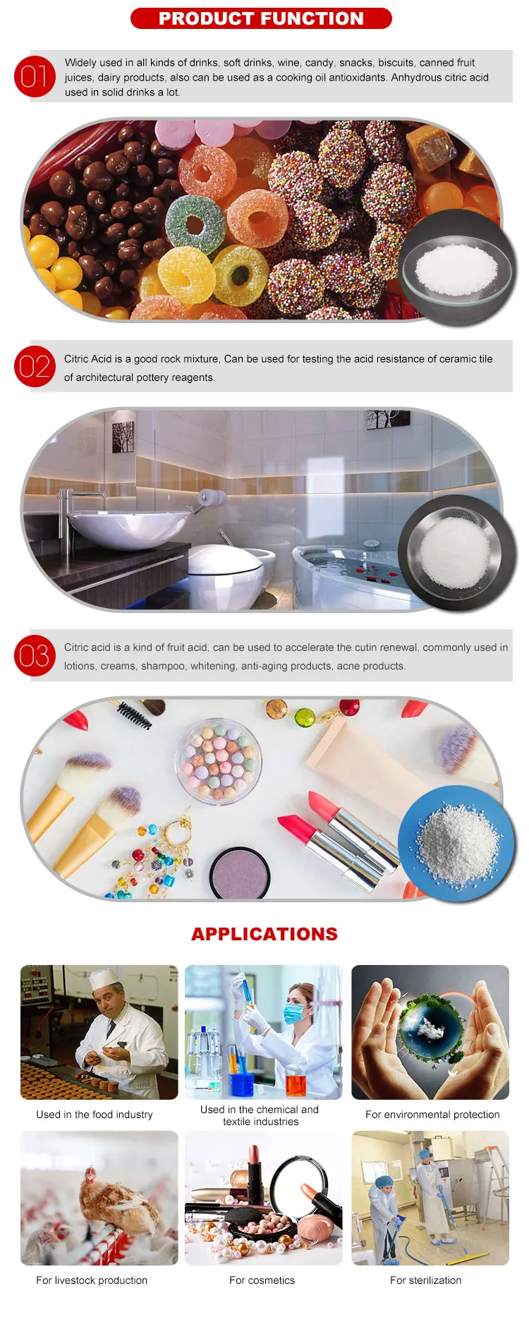 Citric Acid Allergy Food List