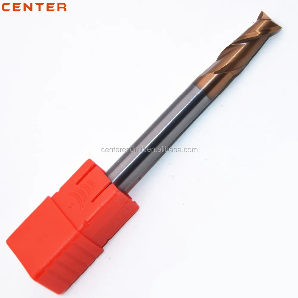 1/4" 4-Flute Long Carbide End Mill - TiALN Coated, High Performance, USA Made By OnlineCarbide
