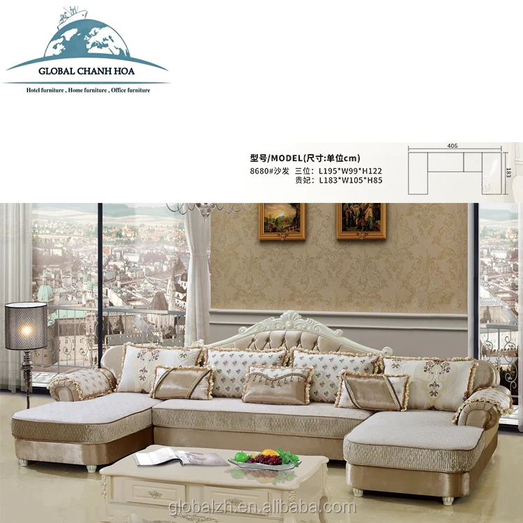 Jennifer Taylor Living Room Sofas Sectional Corner Gold Tufted Sofa High Quality Navy Velvet