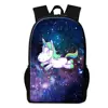 Unicorn Back Pack Small Knapsack Bag School Bag Set for Girls MOQ 1 PCS