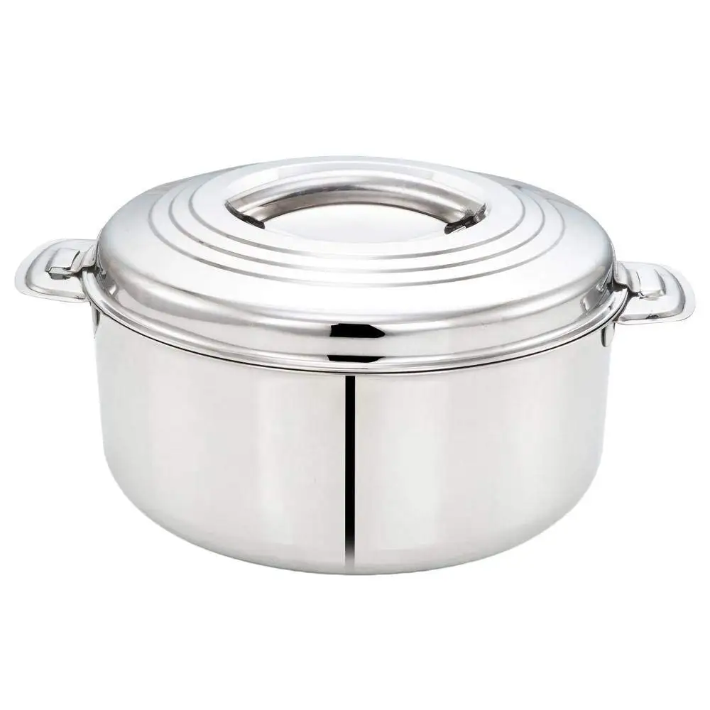 Tabakh 1-Liter Stainless Steel Casserole Hot-Pot Food Warmer & Serving Bowl, 1000ml