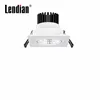 Residential ceiling use zhongshan produce aluminum recessed 6w 9w 15w black white small square led spot light