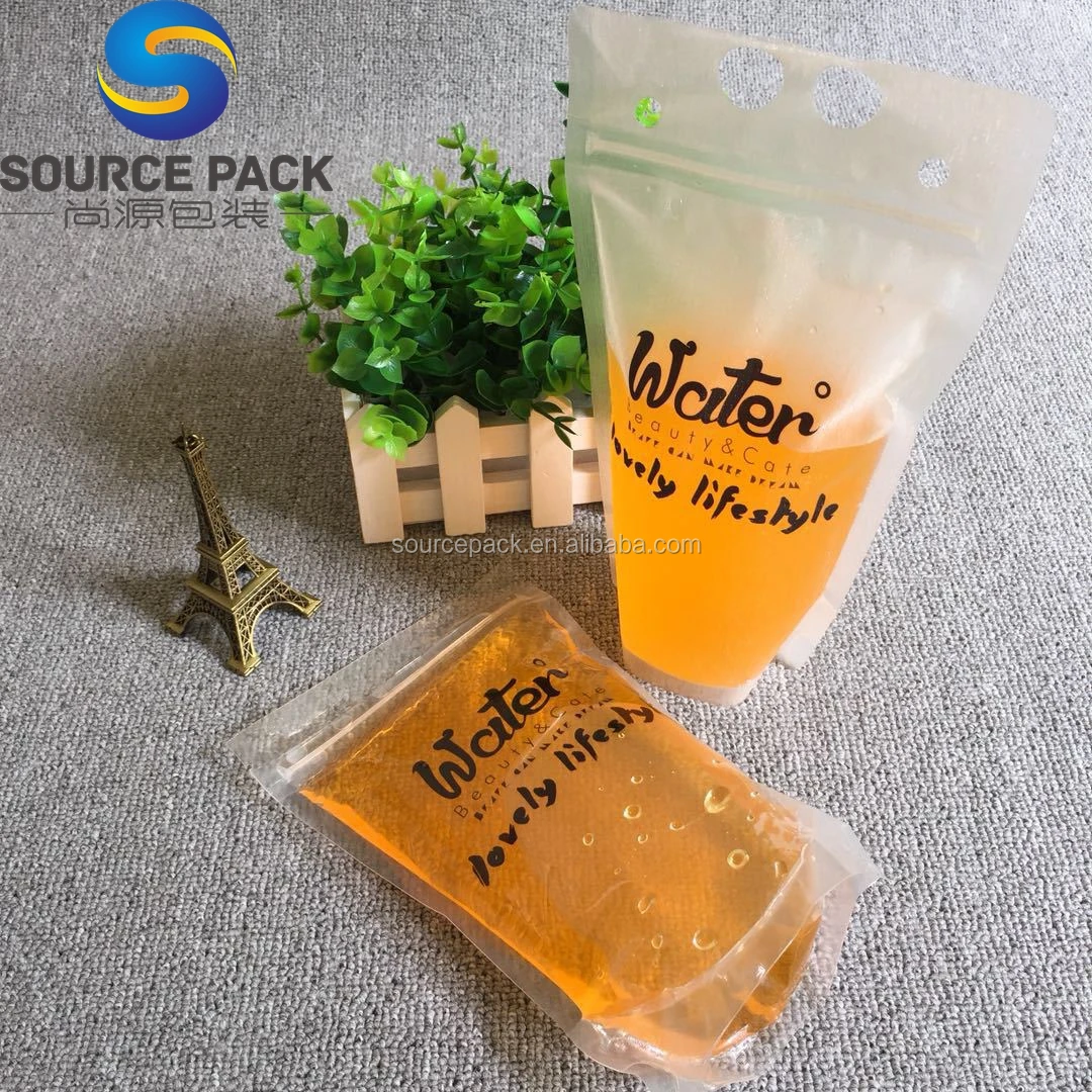Custom Print Transparent Plastic Zip Lock Drinks Beverage Bags Buy