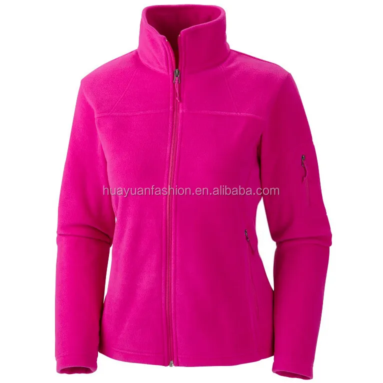 Wholesale Popular Outdoor Clothing Ladies Fleece Jacket With No Hood