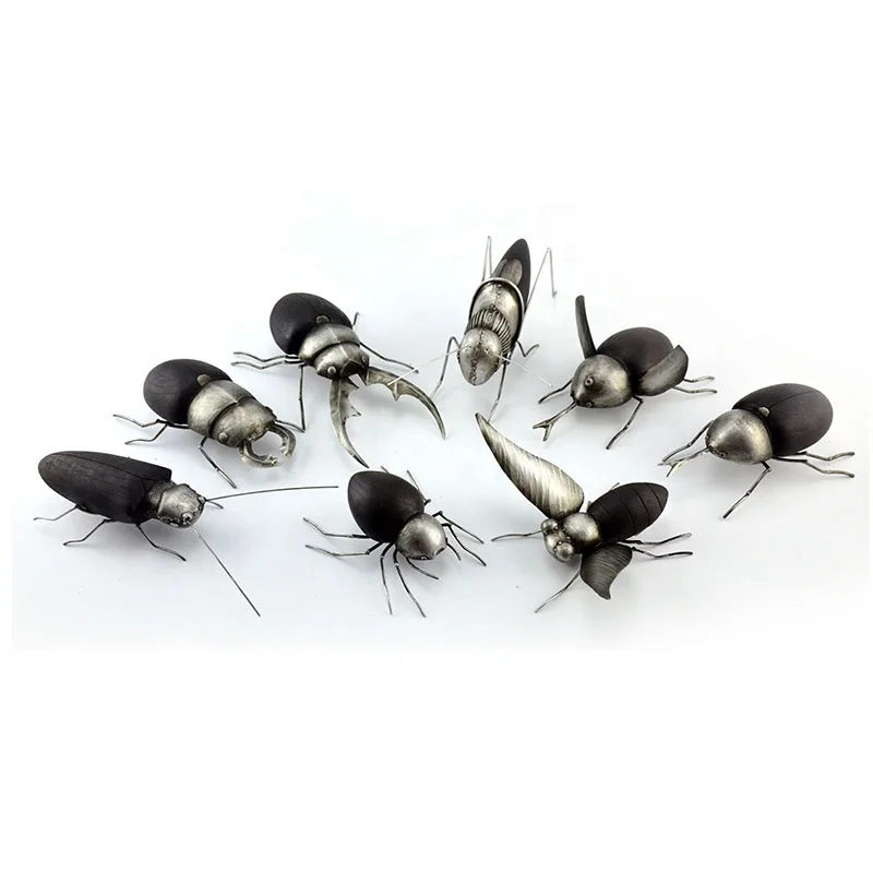 Beetle Insect Sculpture Foot for Home Decor Home Decoration Nordic Resin Zinc Alloy Gift Photo Shown Lifelike 100pcs details