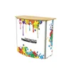 large size counter display stand for trade show front reception easy install