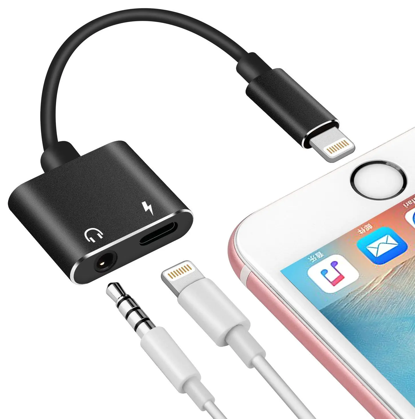 Переходник для наушников iphone с lightning на 3. 5mm, зарядка lightning). 5mm, зарядка lightning). 5mm. Переходник аукс лайтнинг.