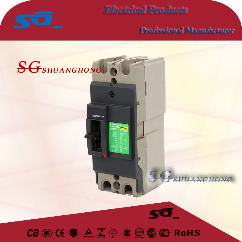 Double Pole Circuit Breaker Spdp Mccb - Buy Double Pole Circuit Breaker