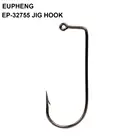 Eupheng EP-32755 アバディーンジグ釣りフック 90 度ベンドワイドギャッププロ選択高炭素鋼釣りフック 1/0 #4/0