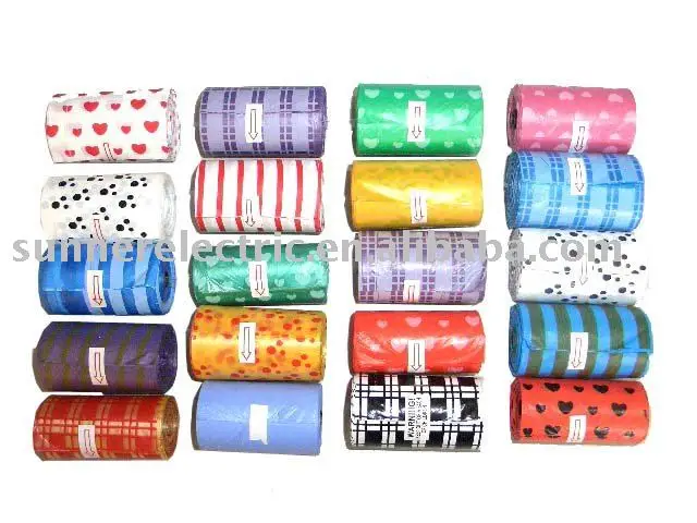
plastic dog waste bag refills 